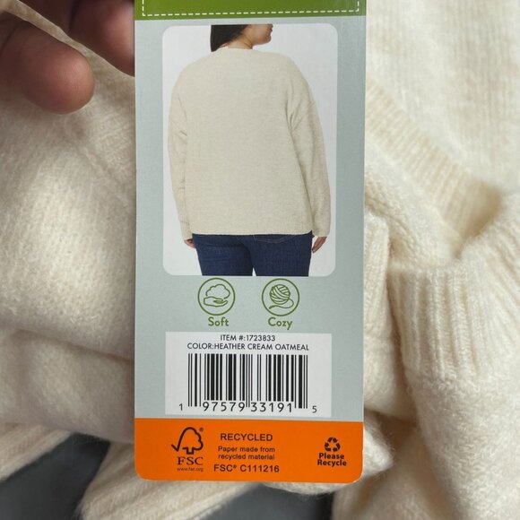 NEW Legendary Outfitters Women's XXL Soft & Cozy Crewneck Sweater - Picture 9 of 12